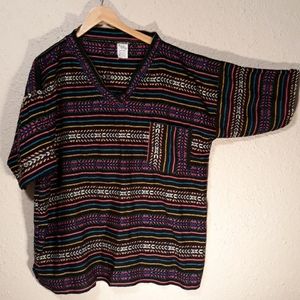 Vintage Woven fabric top.